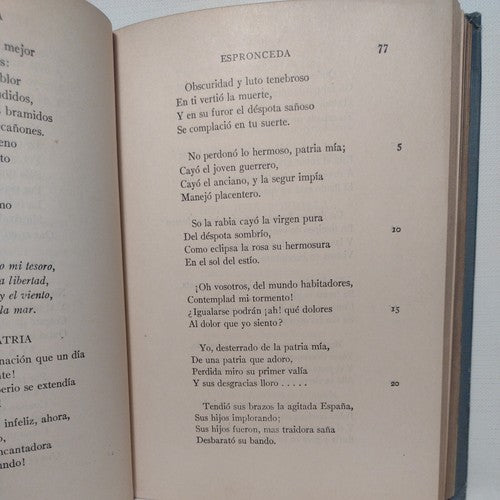 Modern Spanish Lyrics by Elijah Hills and S. Morley -1913 -HC no DJ -1st Ed
