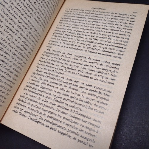 Histoire De La Literature Francaise by G. Lanson -Hardcover -1963