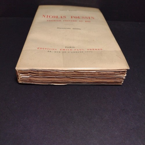 Nicolas Poussin: Premier Peintre Du Roi, Emile Magne -1928 French Paperback