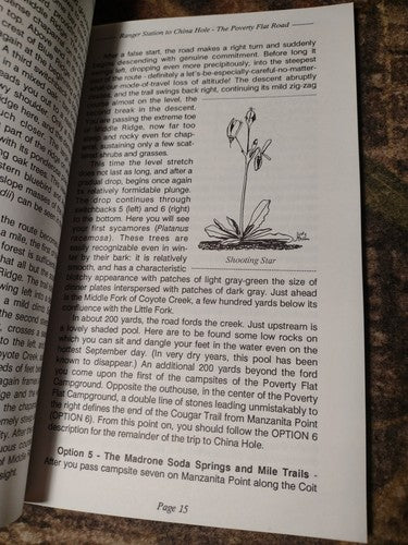 The Trails of Henry W. Coe State Park by Winslow Briggs -ExLibrary -2nd Edition