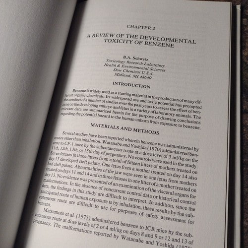 Modern Environmental Toxicology Vol 4: Carcinogenicity and Toxicity of Benzene