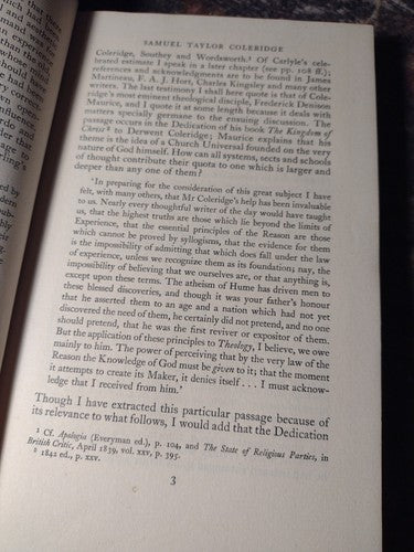 Nineteenth Century Studies: Coleridge to Matthew Arnold by Basil Willey 1949 HC
