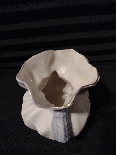 Rochelle Fine China, Gift Bag Vase, gold edging, vintage .