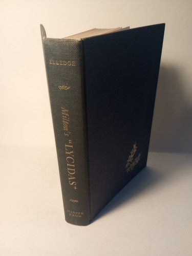 Milton's Lycidas By Scott Elledge 1966 Cornell University HC