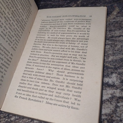 The Political Philosophy of Mr. Gandhi by M. Ruthnaswamy -1922 1st Publication