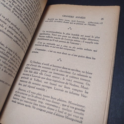 Vauban, Daniel Halevy -1924 French Paperback -Ex libris Copy
