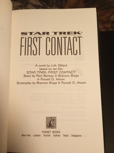 Star Trek Ser.: The Movie by J. M. Dillard (1996, Hardcover) BCE