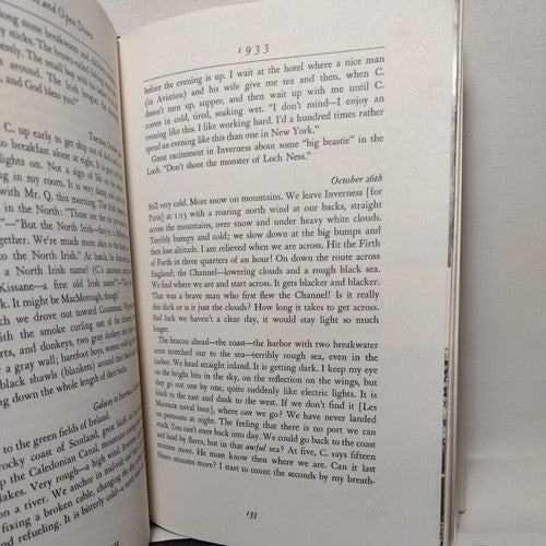 Locked Rooms and Open Doors by Anne Morrow Lindbergh -1st Ed. Hardcover -1974