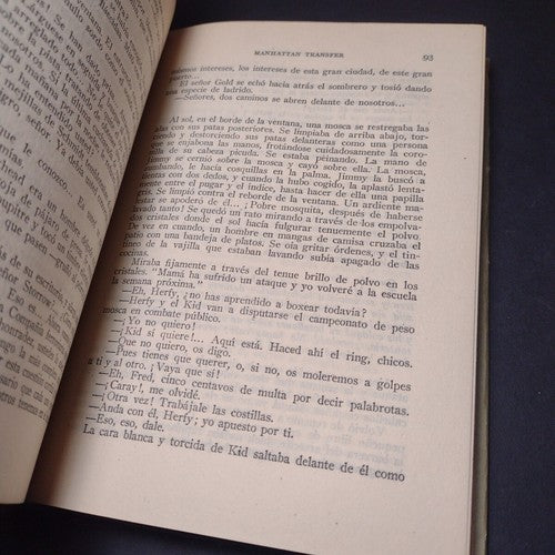 Manhattan Transfer by John Dos Passos -1960 -1st Spanish Edition -Hardcover