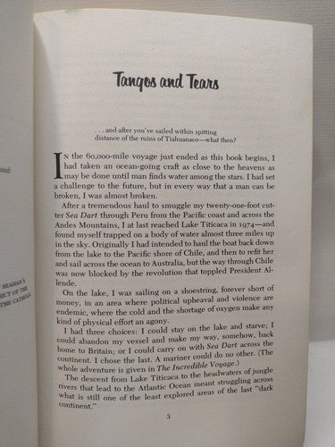 Adrift by Tristan Jones -1980 -HCwDJ -1st Print