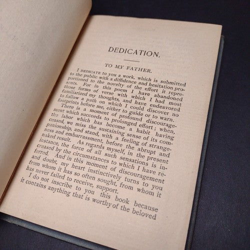 Lucille by Owen Meredith -Electric Edition -Hardcover -Circa 1890's Printing