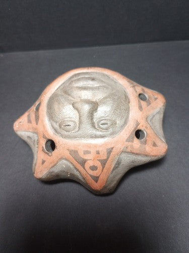 Taller Amerindio Clay Ocarina, Signed By Artist, Crafted In Chile