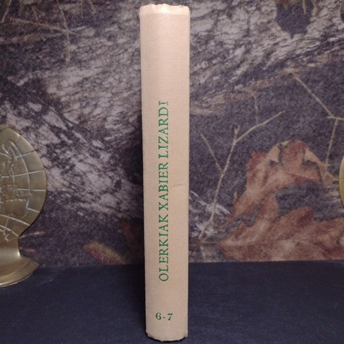 Olerkiak Xabier Lizardi, Xabier Lizardi -Hardcover -1983 -Basque Poetry