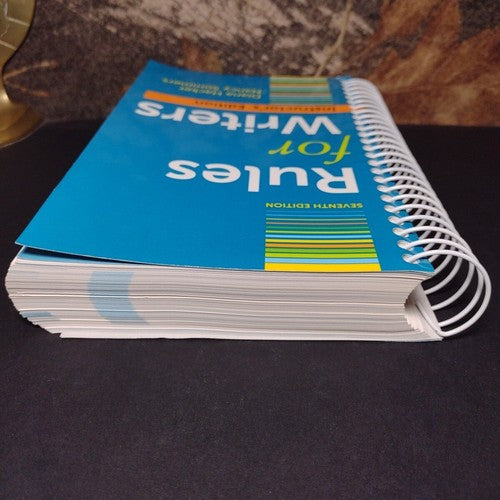 Rules for Writers: Instructor's Edition, 7th Edition by Diana Hacker Spiralbound