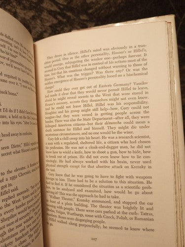 Curt Siodmak HAUSER'S MEMORY Book Club Edition 1968 Hardcover Fiction
