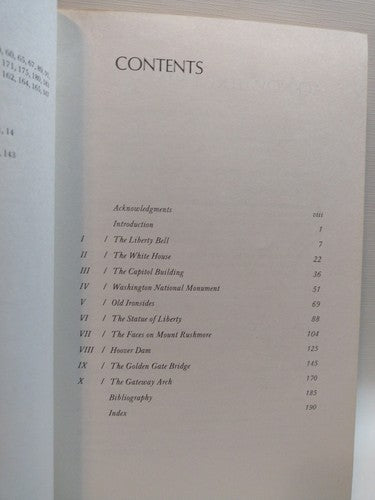 How They Built Our National Monuments By Paul Ditzel -1976 -HCwDJ -ExLibrary