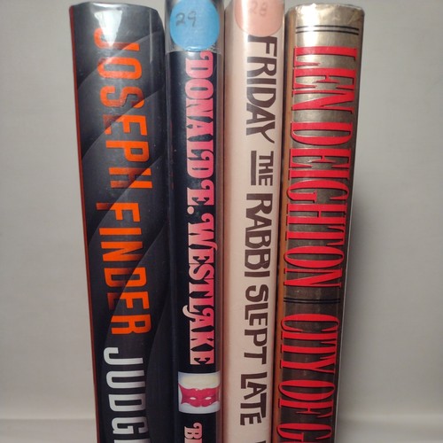 Thriller/Mystery Hardcover Bundle -4 Titles -1983 to 2019 -Ex Library