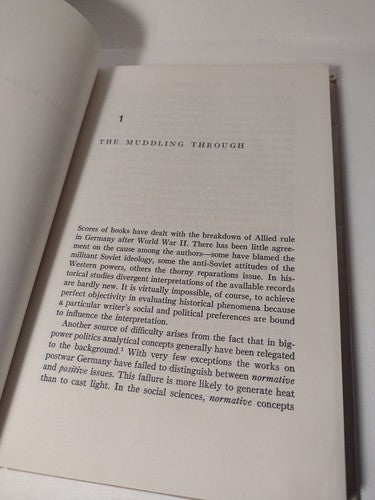 GERMANY UNDER DIRECT CONTROLS by Nicholas Balabkins -1964 -Hardcover -History