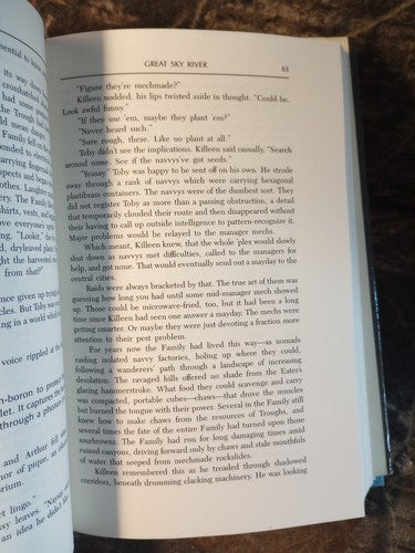 Great Sky River by Gregory Benford (1987, HC) First Edition SIGNED Authors Copy