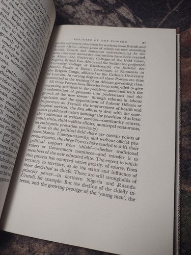 Nationalism in Colonial Africa by Thomas Hodgkin -1957 Hardcover -Africa History