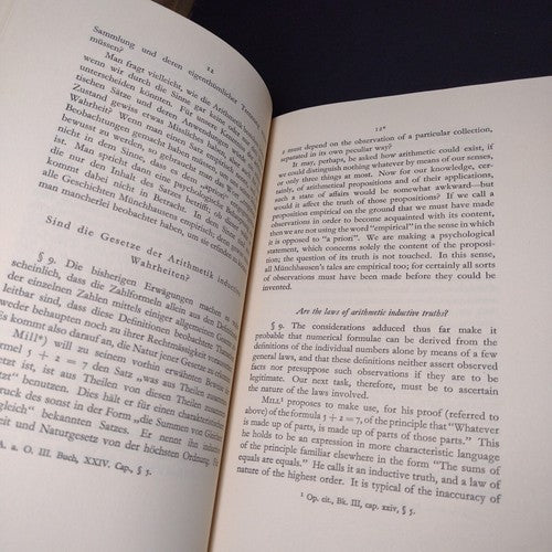 The Foundations of Arithmetic by J.L. Austin English/German 1950 Hardcover