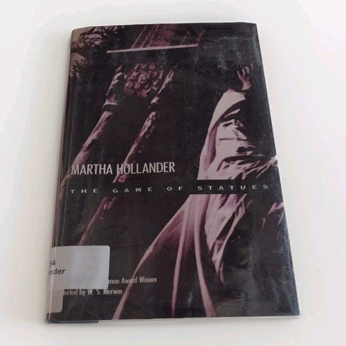 Game of Statues by Martha Hollander -1990 Hardcover -2nd print Poetry&Literature