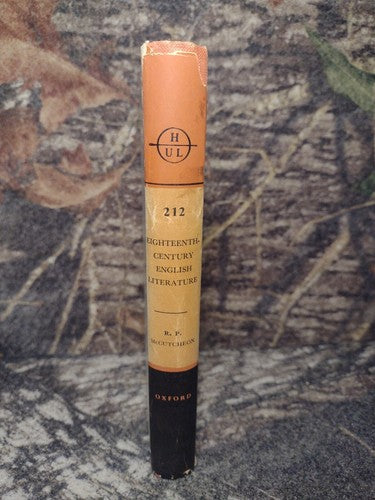 Eighteenth-Century English Literature by Roger McCutcheon Hardcover 1950 Vintage