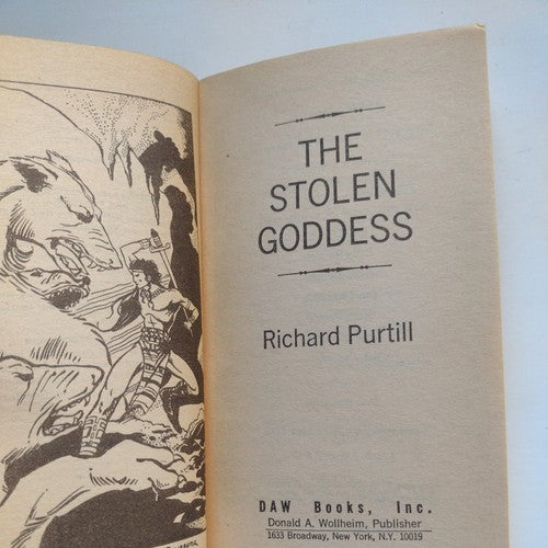 DAW NO 415 The Stolen Goddess (The Kaphtu Trilogy #2) by Richard L. Purtill PB