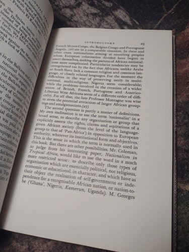 Nationalism in Colonial Africa by Thomas Hodgkin -1957 Hardcover -Africa History