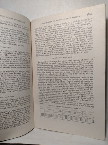 Soil Survey Of Monroe County: Part 2 By T.M. Bushnell -1928 Print -Soil Science