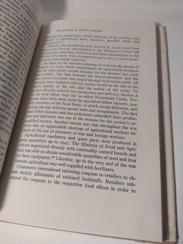 GERMANY UNDER DIRECT CONTROLS by Nicholas Balabkins -1964 -Hardcover -History