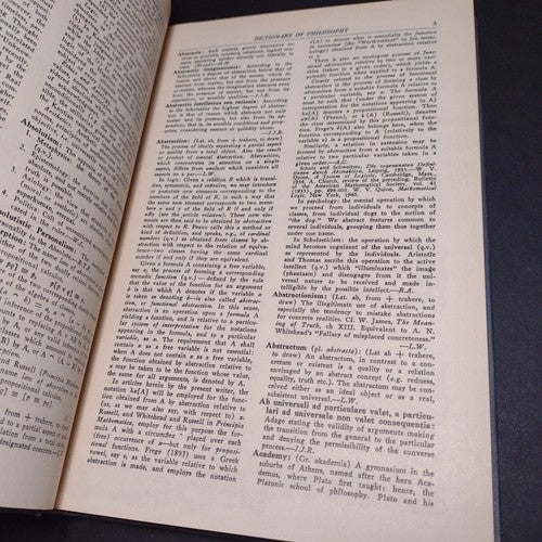 Dictionary of Philosophy by Dagobert Runes -1960 -Hardcover -Vintage Philosophy