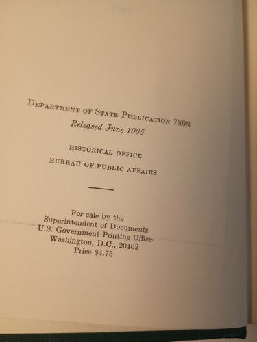 American Foreign Policy Current Documents 1961 Hc