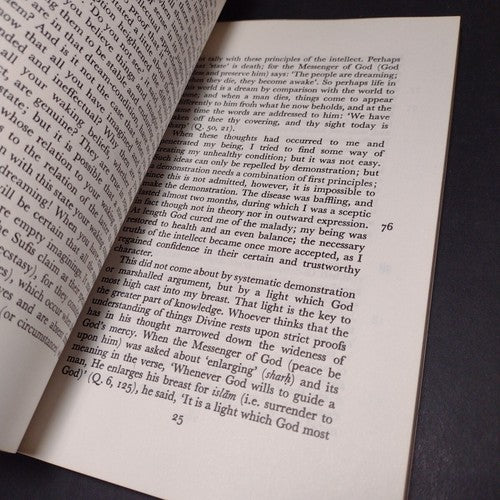 The Faith and Practice of Al-Ghazali by W. Montgomery Watt -Paperback -1982
