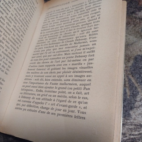 Letters to Two Friends by Claude Debussy -Vintage Paperback -French -1942
