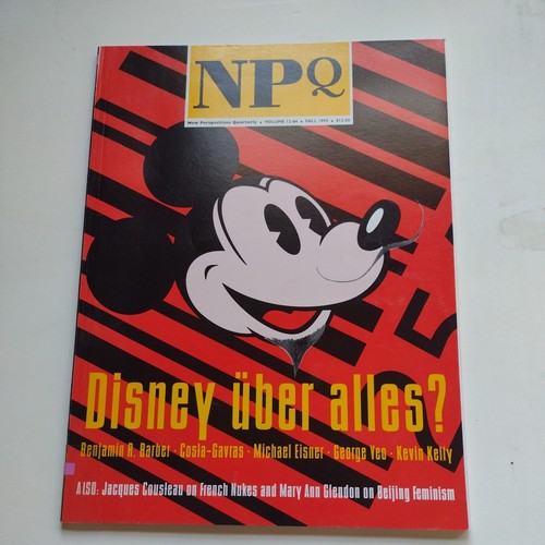 NPQ Magazine Vol 12 #4 Fall 1995 Michael Eisner