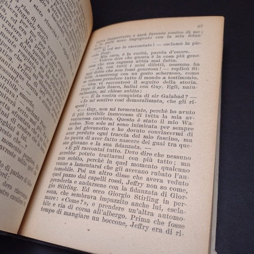 la Benda Caduta, Berta Ruck -Italian -Hardcover -1954 -Vintage Romance