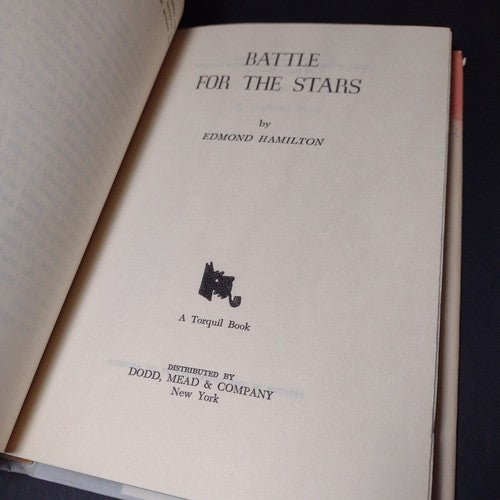 Battle For the Stars by Edmond Hamilton -Hardcover -Book Club Edition -1961