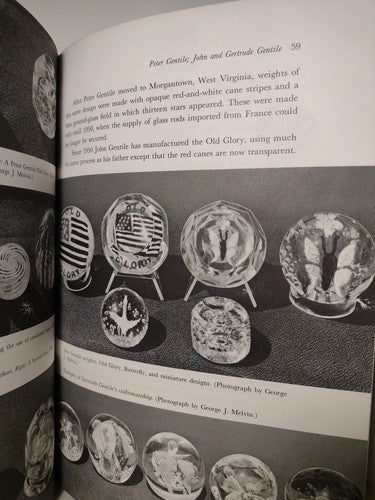 American Glass Paperweights and Their Makers By Jean Melvin -1966 -1st Ed -HCwDJ
