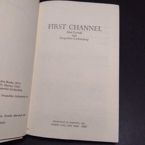 First Channel by Jean Lorrah -Hardcover -1980 -1st Edition -Science Fiction