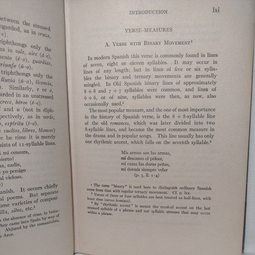 Modern Spanish Lyrics by Elijah Hills and S. Morley -1913 -HC no DJ -1st Ed