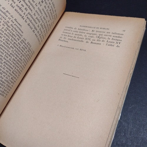 Portraits Intimes Du Dix-Huitieme Siecle II -1923 French Paperback -Definitive