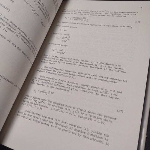 The Scientific Basis of Flocculation by Kenneth Ives -Hardcover 1978 -Ex libris
