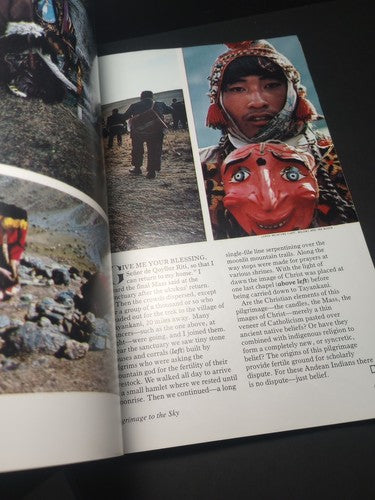 NATIONAL GEOGRAPHIC MAGAZINE  Signed JULY 1982  SINBAD  PERU   MAYA