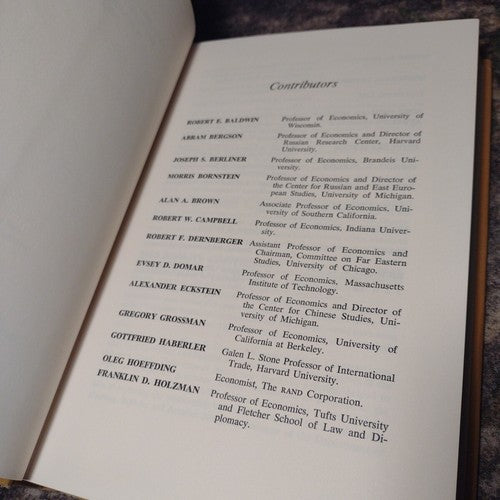 International Trade and Central Planning by Alan Brown -1968 Hardcover -Economy