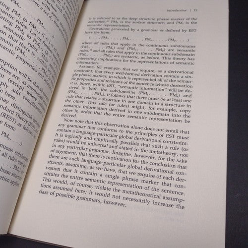 Surface Structure by Robert Fiengo -Hardcover -1980 -Vintage Philosophy / Math