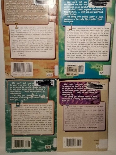 Lot of 4 Animorphs Novels, K.A. Applegate