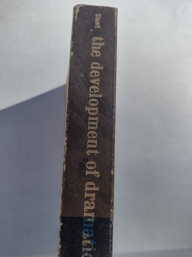 The Development Of Dramatic Art By Donald Clive Stuart -1960 -PB -New Dover Ed.