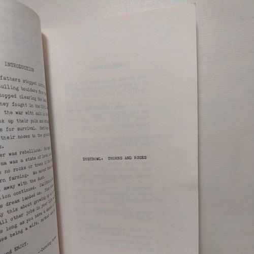 Dustbowl: Thorns and Roses by Dorothy Rose  - Poetry 1981 scarce