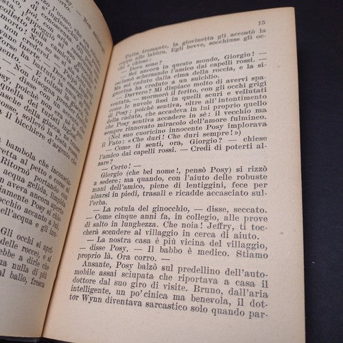 la Benda Caduta, Berta Ruck -Italian -Hardcover -1954 -Vintage Romance